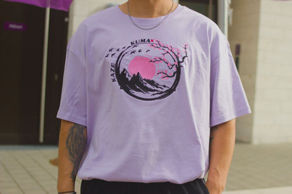 Fuji Berg Oversized T-Shirt - Lilac