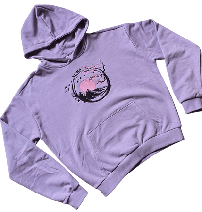 Fuji Berg Oversized Hoodie - Lilac