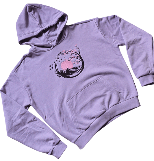 Fuji Berg Oversized Hoodie - Lilac