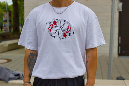 Koi Oversized T-Shirt - White