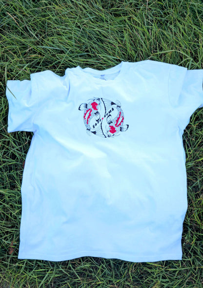 Koi Oversized T-Shirt - White