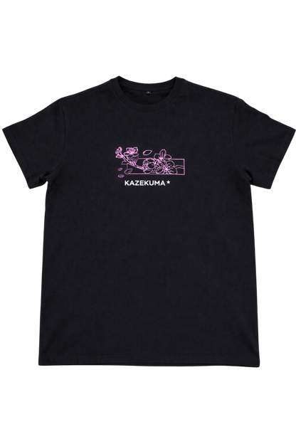 Sakura Oversized T-Shirt - Black