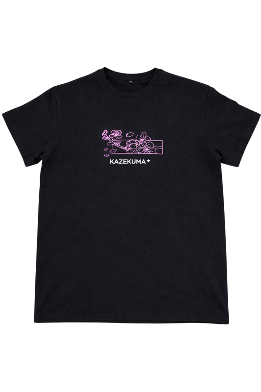 Sakura Oversized T-Shirt - Black