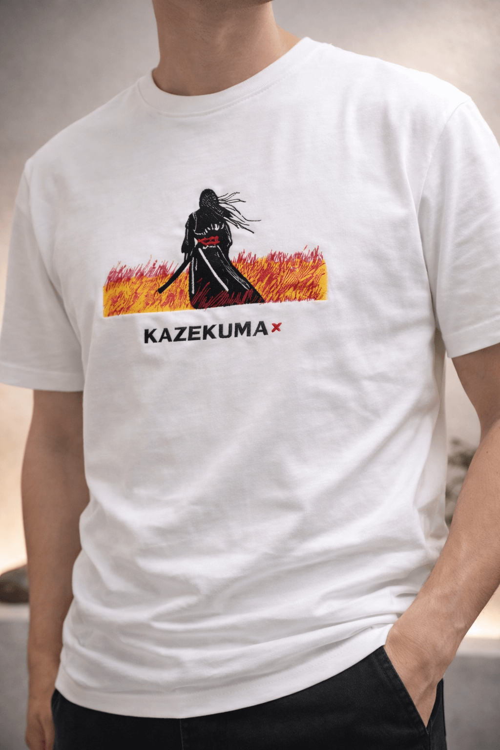 Samurai Oversized T-Shirt - White