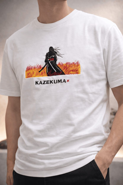 Samurai Oversized T-Shirt - White