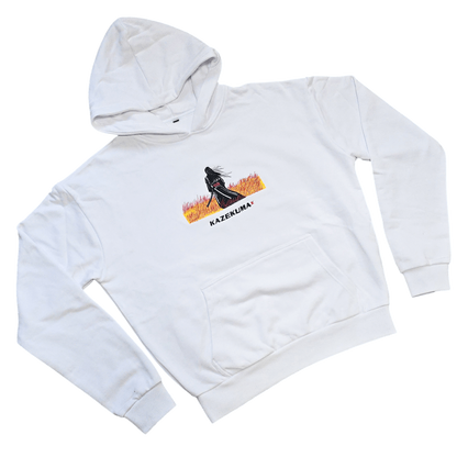 Samurai Oversized Hoodie - White