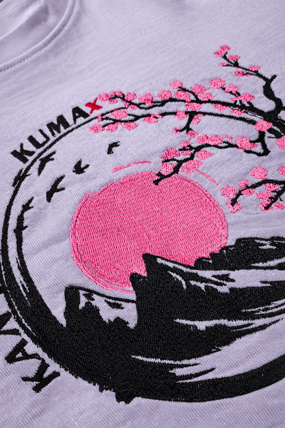 Fuji Berg Oversized T-Shirt - Lilac